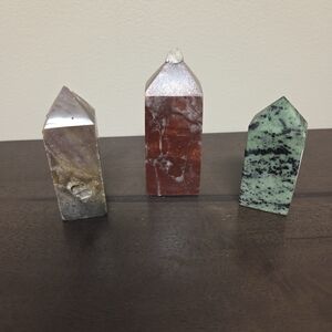 Set of Three Crystal Towers
